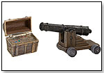 Swashbuckler Pirate Collection  Treasure Chest and Cannon by SAFARI LTD.