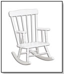 Spindle Rocking Chair White by GIFT GIANT