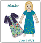Press 'n Dress Doll & Outfit Set - Heather (Blonde) by POCKETS OF LEARNING LLC