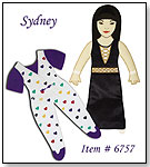 Press 'n Dress Doll & Outfit Set - Sydney (Asian) by POCKETS OF LEARNING LLC