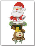 Double Rattle Santa/Reindeer by STEPHAN BABY