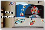 Robot & Rocket File Folders by COELACANTH