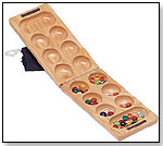 Wood Folding Mancala - African Stone Game by WOOD EXPRESSIONS INC.