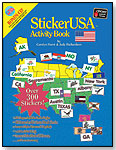 Sticker USA™ Activity Book with CD by BARKER CREEK PUBLISHING