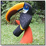 Balsa Wood Carving – Toucan on Base by THE ETHNIC COLLECTION S.A.