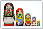 Stress Reliever Nesting Doll by GOLDEN COCKEREL
