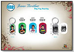 Jonas Brothers Dog Tag Key Ring - Nick by MONOGRAM INTERNATIONAL INC.