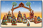 "Nostalgic Nativity" Set of 8 by G.DEBREKHT ARTISTIC STUDIO