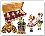 "The Nutcracker Masquerade" Set of 4 Ornaments by G.DEBREKHT ARTISTIC STUDIO