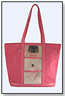 Three-Window Large Tote in Microfiber by BRAGGABLES