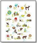 Nature Themed Alphabet Poster by CHILDREN INSPIRE DESIGN