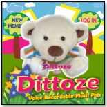 Dittoze Voice Recordable 5" Plush with Online Playground - Bear by BLAYCHON, LLC