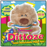 Dittoze Voice Recordable 5" Plush with Online Playground - Lion by BLAYCHON, LLC