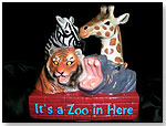 "It's a Zoo in Here" Porcelain Night Light by UNIQUE PRODUX INC.