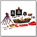 Matchbox Mega Rig Pirate Ship Building System by MATTEL INC.