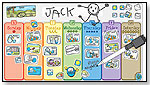 “My Week” Magnetic Wipe-Off Calendar for Young Children by 2FISH KIDS