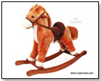 Rocking Horse (Seat Height 16", Golden Brown)  by TOY WONDERS INC.