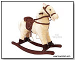 Rocking Horse with Delux Saddle (Seat Height 17", Beige) by TOY WONDERS INC.