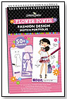 Fashion Angels Flower Power Fashion Design Sketch Portfolio by FASHION ANGELS