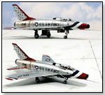 F-100D Super Sabre 1/72 Die Cast Model: U.S. Air Force Thunderbirds by Hobby Master