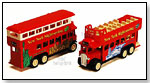 Superior - Classic Double Decker Bus Hard Top & Open Top with NY Sightseeing Graphics 5" Die-cast Model Car (Model 5854A)</title><style>.adr8{position by TOY WONDERS INC.