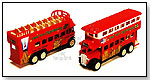 Superior - Classic Double Decker Bus Hard Top & Open Top with NY Sightseeing Graphics 5" Die-cast Model Car (Model 5854B)</title><style>.adr8{position by TOY WONDERS INC.