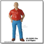 American Diorama Figurine - Single Mechanic Jim Figure 1:18 Scale Die-Cast Model  by TOY WONDERS INC.