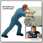 American Diorama Figurine - Single Mechanic Sean Figure 1:18 Scale Die-Cast Model  by TOY WONDERS INC.