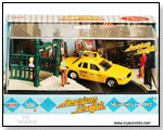 Motormax American Graffiti - Times Square Diorama w/ Ford Crown Victoria Taxi Hard Top 1:64 Scale Die-Cast Model Car</title><style>.adr8{position:abso by TOY WONDERS INC.