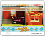  Motormax American Graffiti - Downtown Savings & Loans Diorama w/ 1956 Ford Thunderbird Hard Top 1:64 Scale Die-Cast Model Car </title><style>.adr8{po by TOY WONDERS INC.