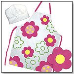 Flower Apron Set for Kids by SASSAFRAS ENTERPRISES INC.