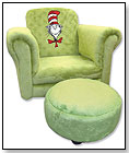 Dr. Seuss Cat in the Hat Chair and Ottoman Set by TREND LAB, LLC