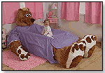 Penelope the Brown Bear Plush Bed Frame by THE INCREDIBEDS LLC