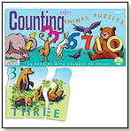 Counting Animals 3-Piece Puzzles by eeBoo corp.