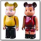 Captain Kirk and Uhura Be@rbrick 2-Pack by MEDICOM TOY CORPORATION