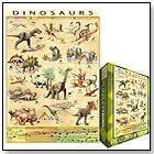 Dinosaurs - 1000 piece jigsaw puzzle by EUROGRAPHICS INC.