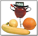 Fruit Powered Clock by SCHYLLING