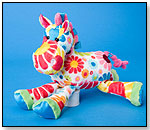 Greta White Flower Horse by DOUGLAS CUDDLE TOYS