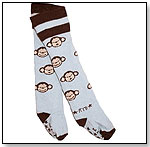 Chunky Monkey Thigh High Kid Socks by ROCK-A-THIGH BABY