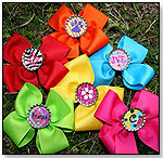 Snap Caps Hair Bows by m3 girl designs LLC