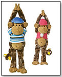 “Winter” Cheeky Charlie™ & Carmen™ by AURORA WORLD INC.