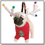 Fuzzy Nation Oui-to-Me Holiday Pug "Ant" by MANHATTAN TOY