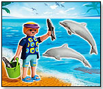 Dolphin Trainer with Dolphins by PLAYMOBIL INC.