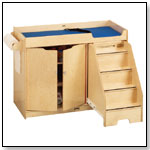 Changing Table with Stairs by JONTI-CRAFT INC.