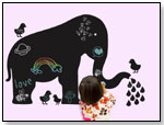 BABY ELEPHANT CHALKBOARD by WALLCANDY ARTS