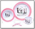 The New Yorker baby collection dish sets - She's Got Food Issues by SILLY SOULS LLC