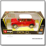 BBurago Gold - 1969 Mini Cooper Hard Top. 1:18 scale die-cast collectible model car by TOY WONDERS INC.