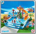 Pool with Water Slide by PLAYMOBIL INC.