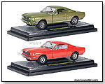 Castline M2 Machines Premium - Ford Mustang Fastback 2+2 289 & Plymouth Cuda 383 Die-cast 1:24 Scale Model by TOY WONDERS INC.