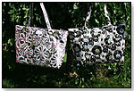 Amy Michelle Go Bebe Bags - Moraccan and Modern Daisy Print by AMY MICHELLE GO TOTES